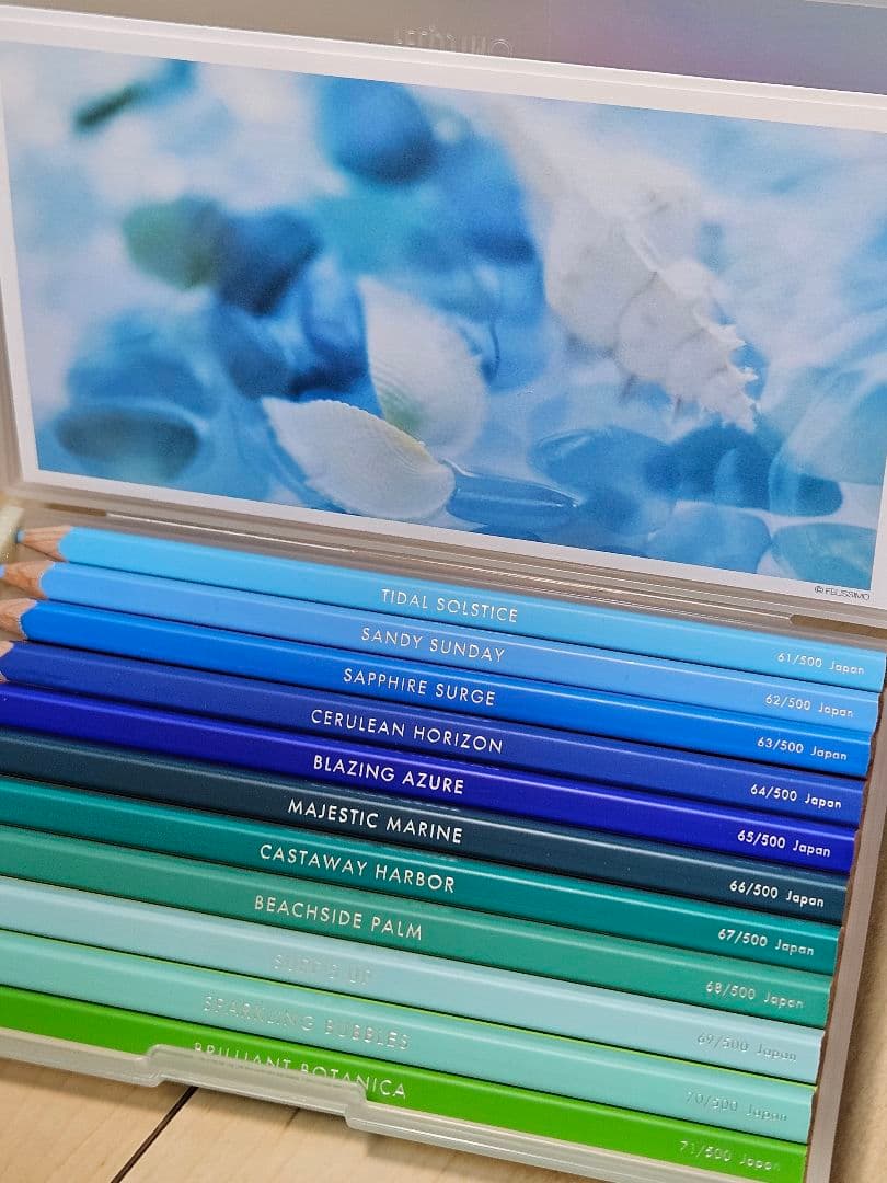 フェリシモ500色の色えんぴつ TOKYO SEEDS 全セット 未使用 希少品