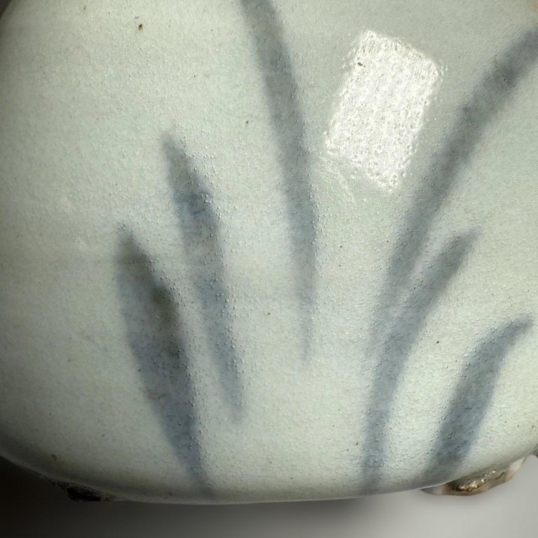 初期伊万里　染付草文様　徳利　小瓶　箱付　1600年前半　登窯　江戸初期　出土品