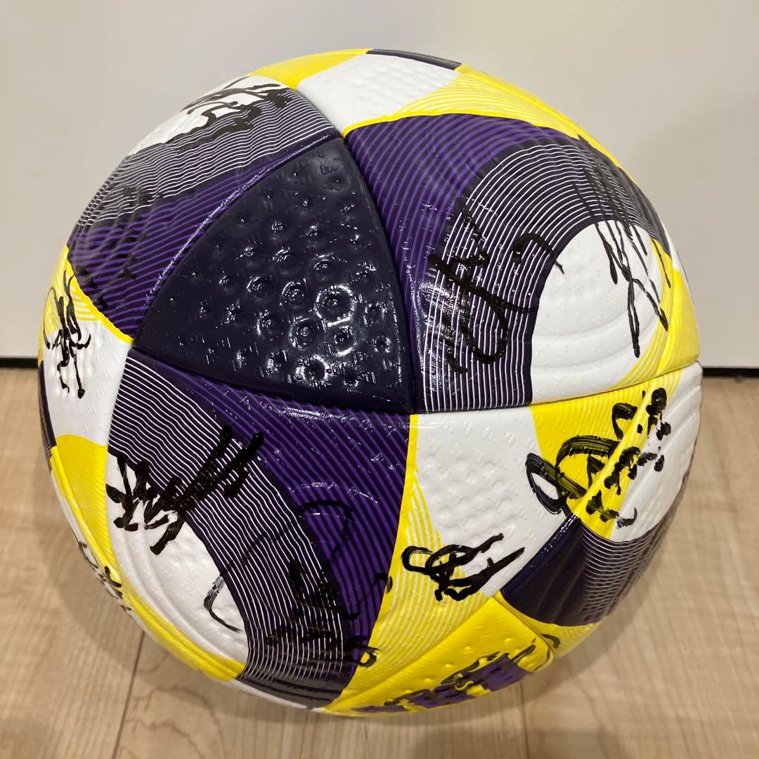 adidas CONEXT 25 サッカーボール 公式球　松本山雅FC サイン