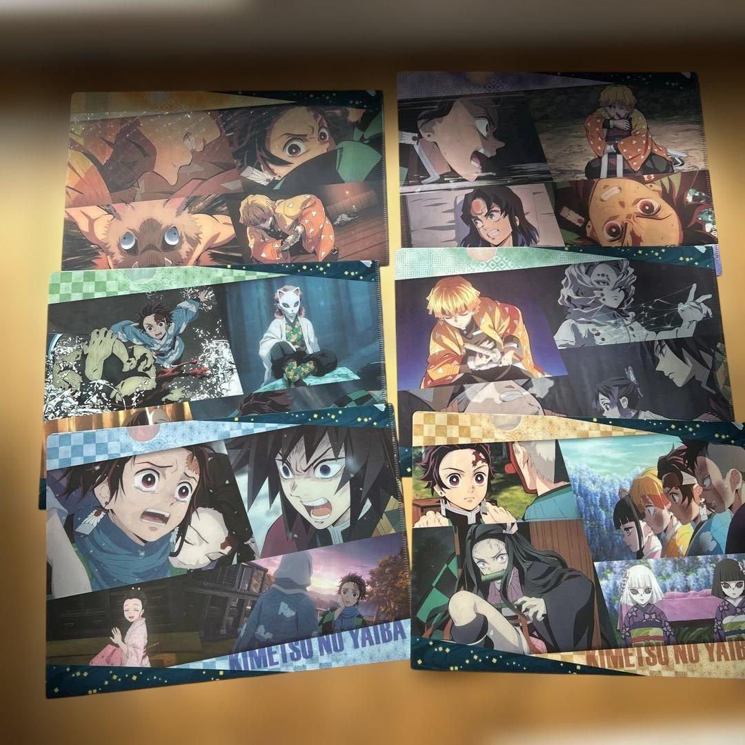 鬼滅の刃 クリアファイルセット ランチョンマットケース　クリアポスター
