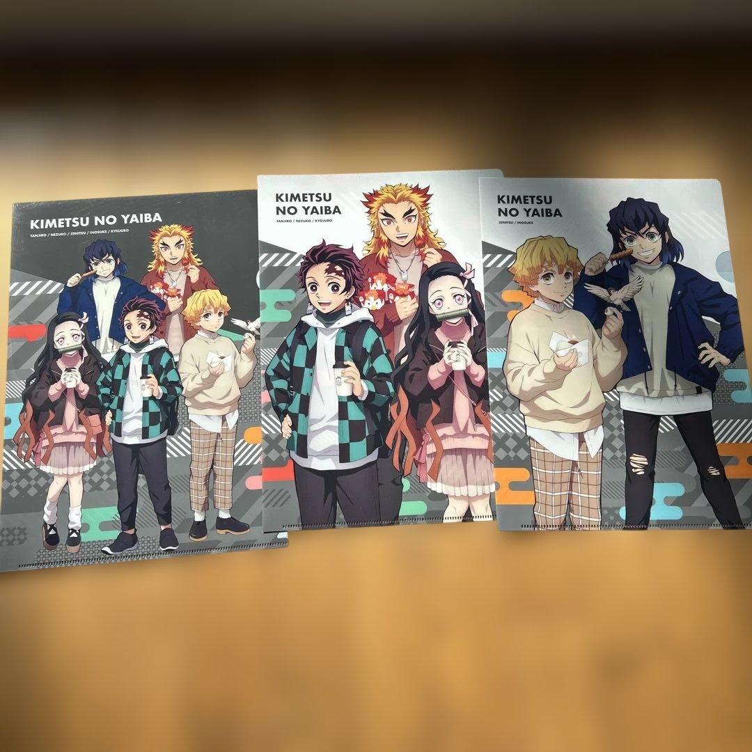 鬼滅の刃 クリアファイルセット ランチョンマットケース　クリアポスター