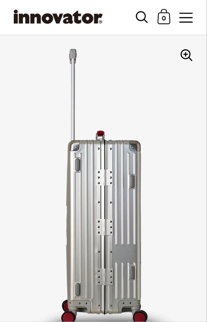 【限定値下げ】イノベーター アルミスーツケース INV5811STP 70L