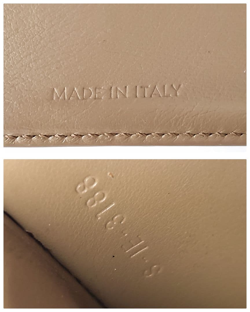 CELINE　3つ折り財布　スモールトリフォールドウォレット　モカベージュ