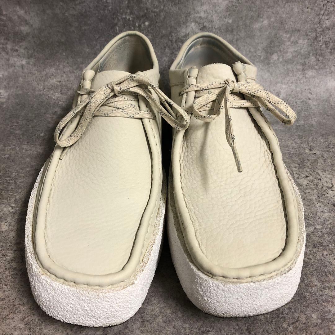■ Clarks クラークス ワラビー ホワイト 白 Wallabee Cup