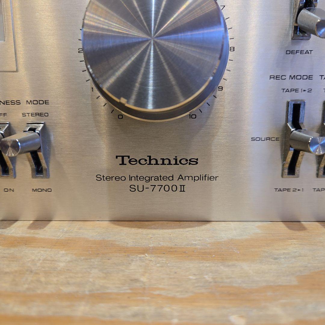 【希少】 Technics SU-7700II プリメインアンプ 動作OK