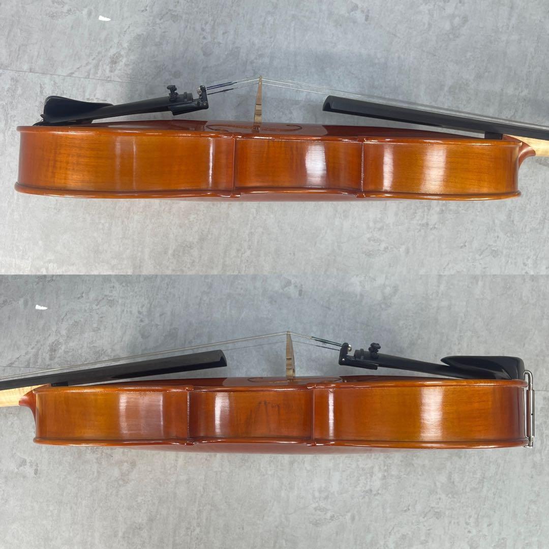 希少　メンテナンス済み　アースミュージック　ヴィオラ　弓　肩当て　ケース　虎杢