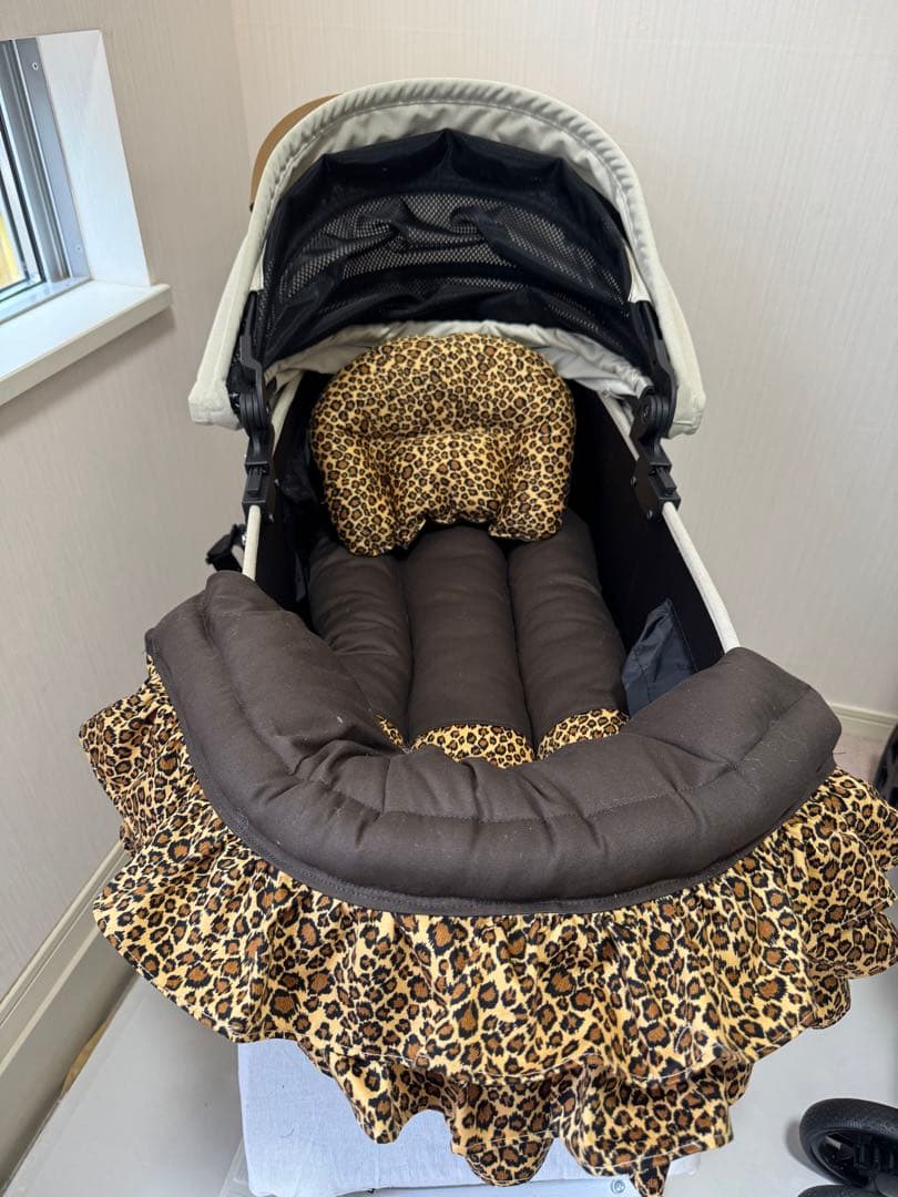 豹柄　 3点セット枕　あごのせクッション⭐︎カートクッション 顎乗せクッション