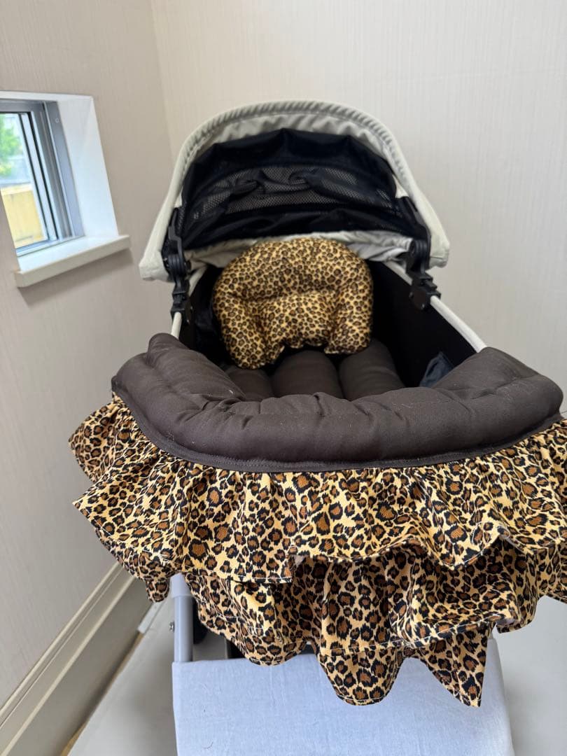 豹柄　 3点セット枕　あごのせクッション⭐︎カートクッション 顎乗せクッション