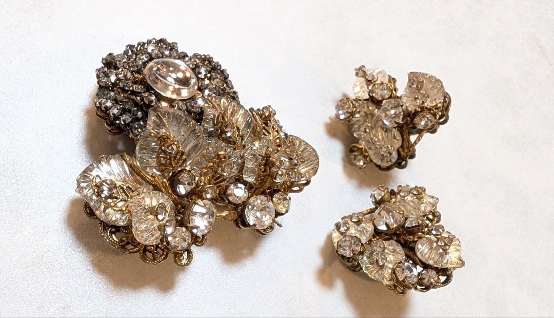 No.0333　ミリアムハスケル　クリアカラー　ブローチセット