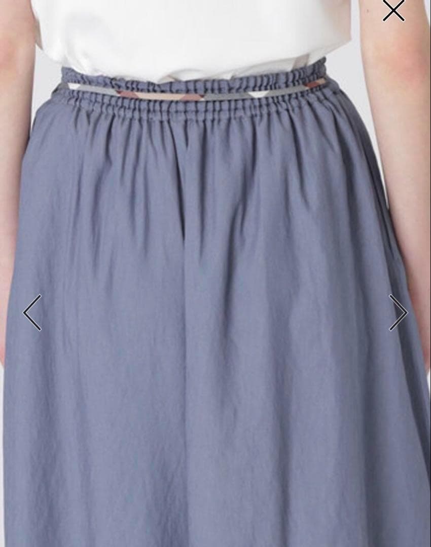 タグ付新品 ブルーレーベルクレストブリッジ ガウチョパンツ ワイド リボンベルト