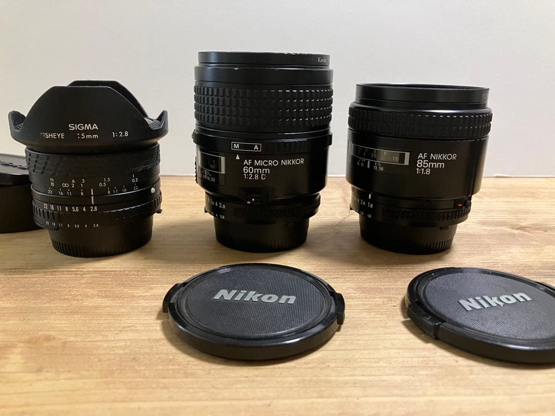 田*中様 Nikon F-801S 一眼レフカメラ レンズ3本付き　美品