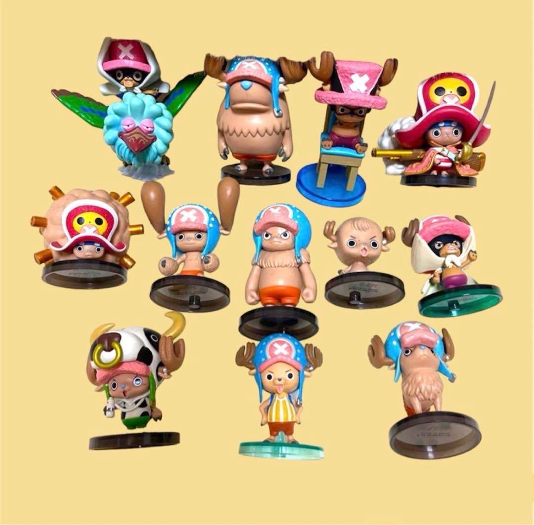 ワンピース　チョッパー　ミニフィギュア　12体セット売り　ワーコレ