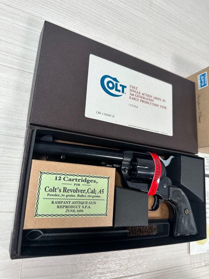 未使用 未発火 RAMPANT CLASSIC COLT モデルガン ※i0