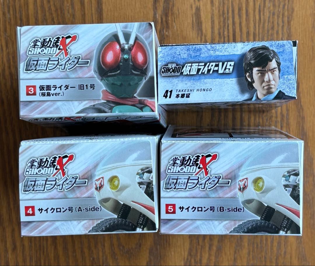 SHODO-X 仮面ライダー 3種類 & SHODO 仮面ライダーVS 1種類