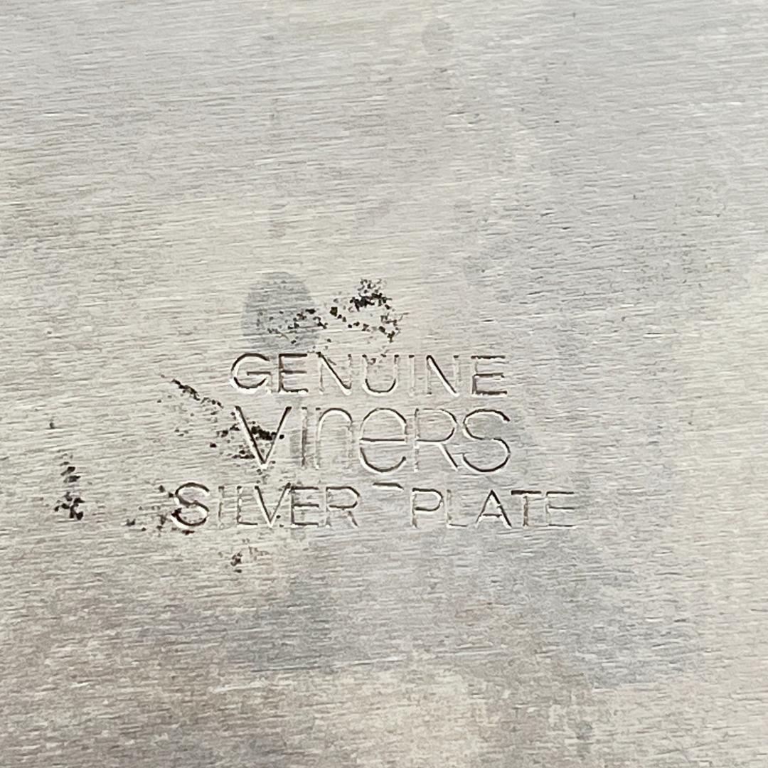 【VINERS】 ギャラリートレー 44cm 装飾フット / ハンドル