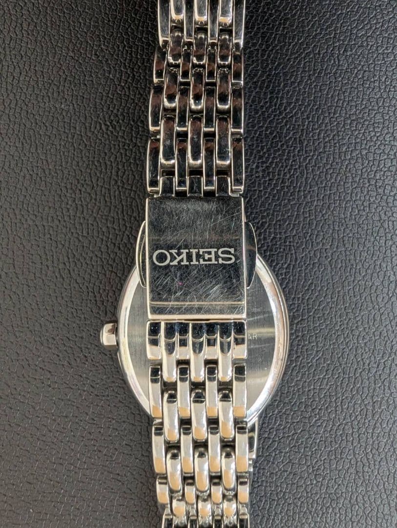 美品　SEIKO EXCELINE ソーラー腕時計　おしゃれ