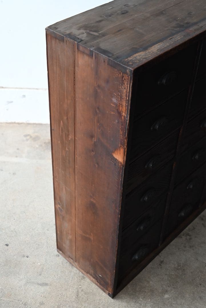 ② 店舗什器 引出 古家具 古道具 古美術 骨董 アンティーク 箪笥 抽斗