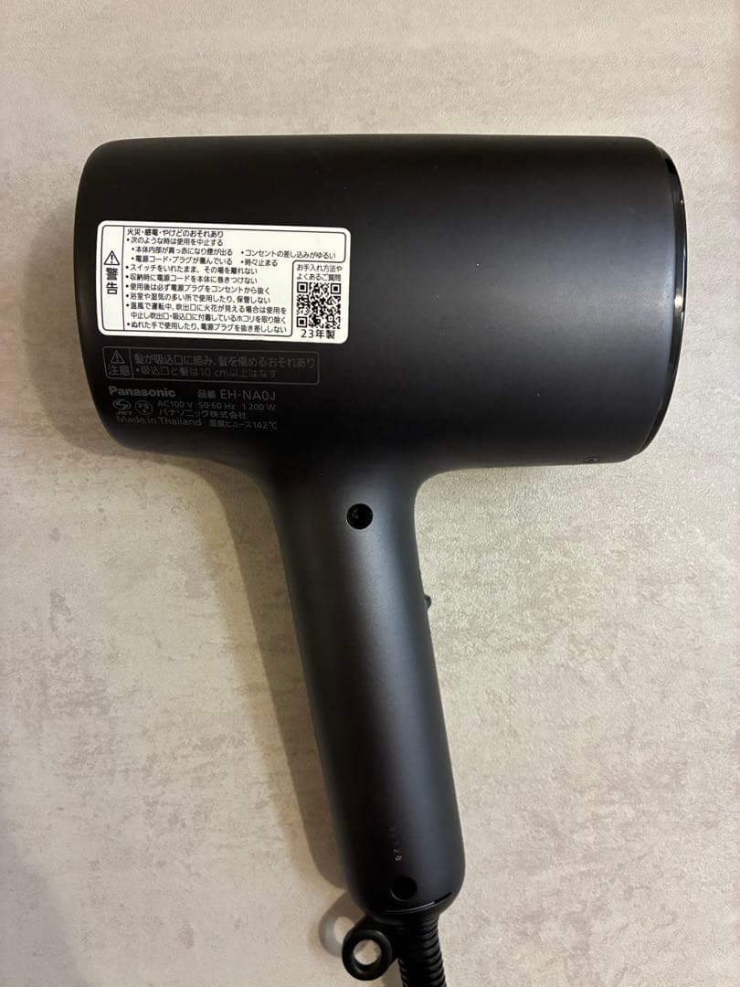 【ジャンク品】 Panasonic ナノケアドライヤー EH-NA0J ブラック