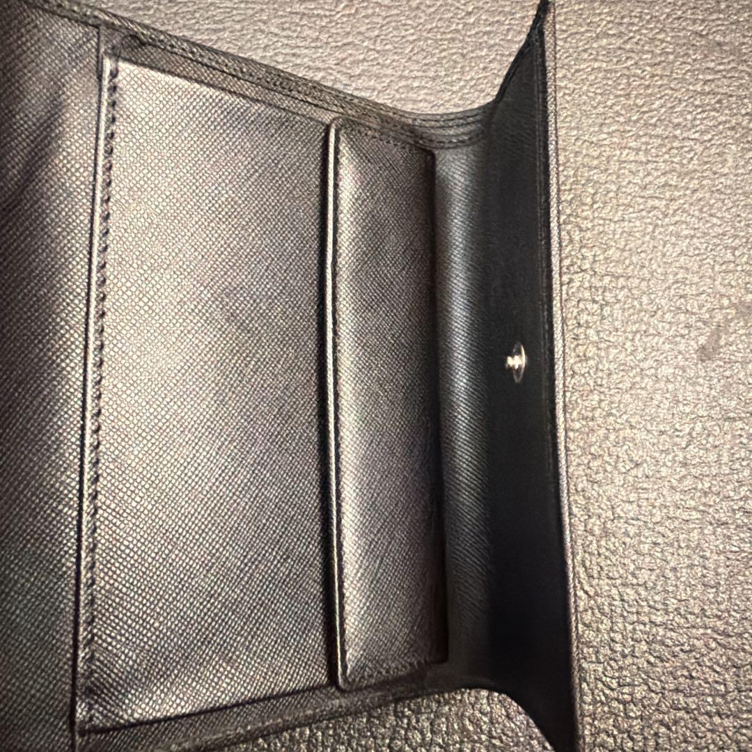 PRADA プラダ　財布　M510A 黒　三つ折り　美品