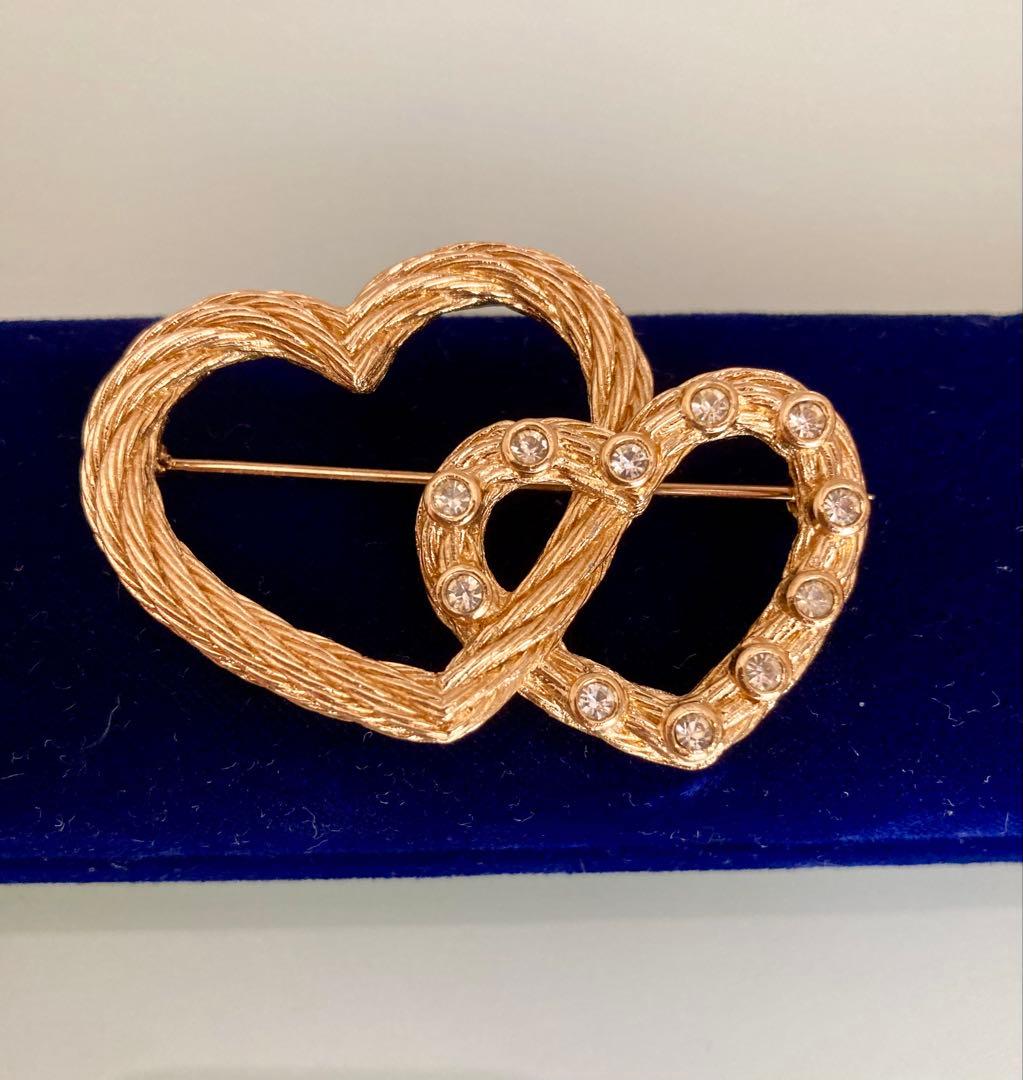 Christian Diorクリスチャンディオール　ビジュー　ゴールド　ブローチ