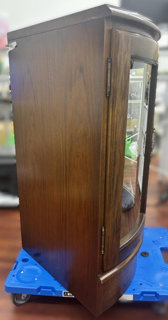 Karimoku カリモク コロニアル コーナー キャビネット アンティーク