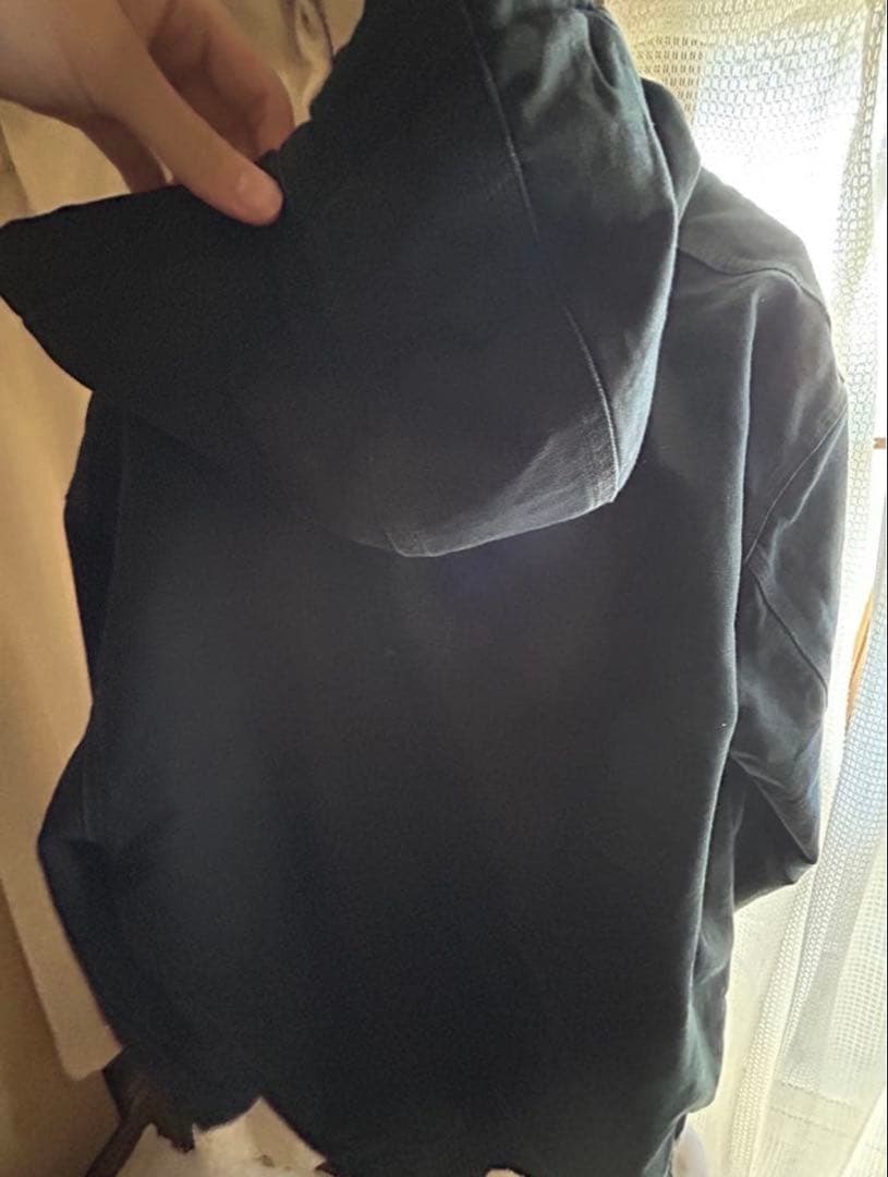 Carhartt ブラックフードジャケット　ダックジャケット