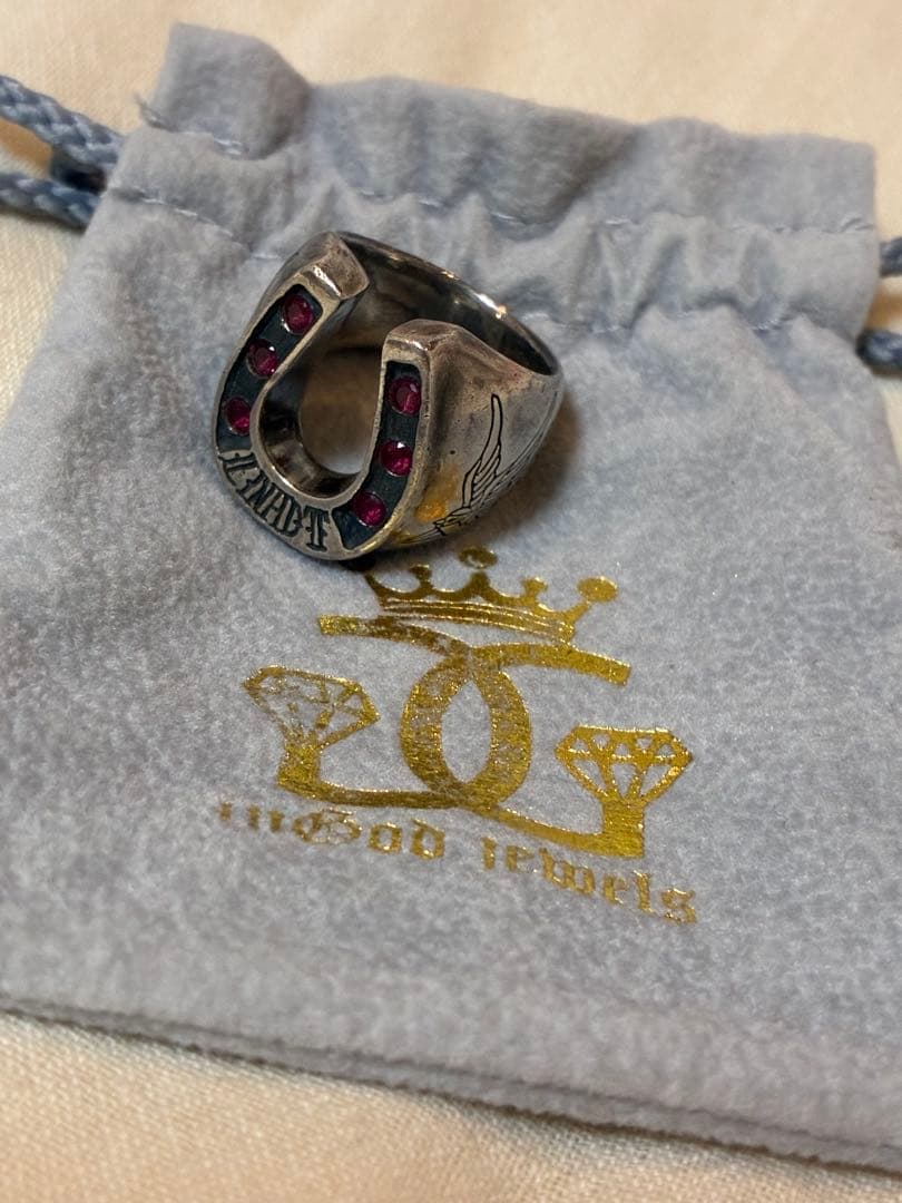 galcia×warp&woofホースシューリング　シルバー925