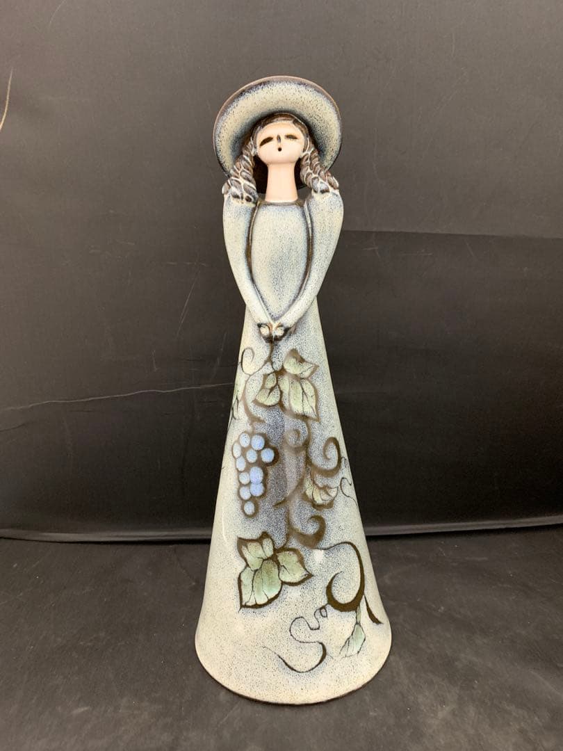 布引焼　女性　陶芸　置物　オブジェ