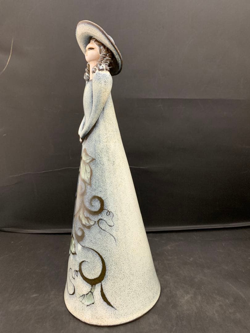 布引焼　女性　陶芸　置物　オブジェ