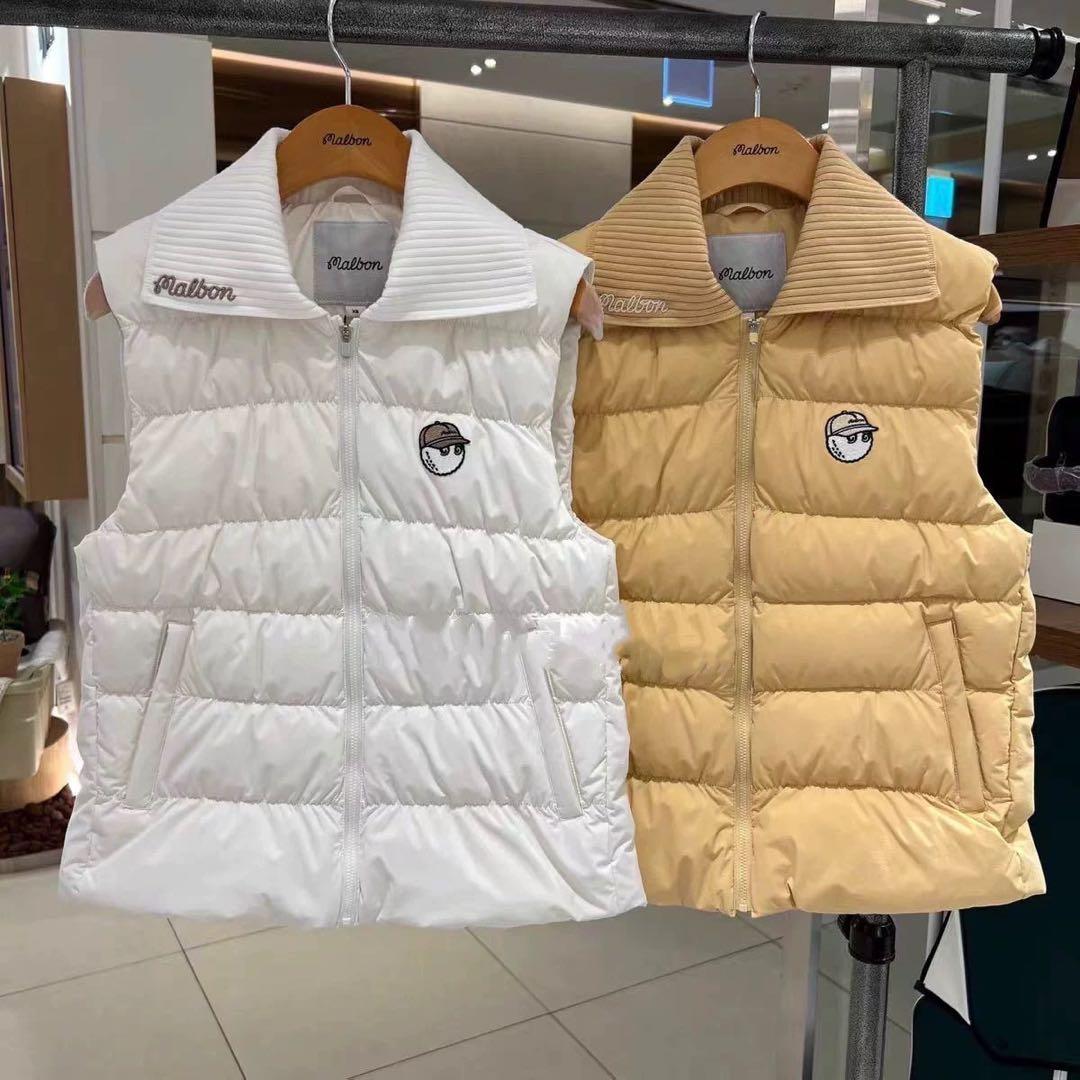 マルボンゴルフウェア　トップス　ノースリーブダウンベスト