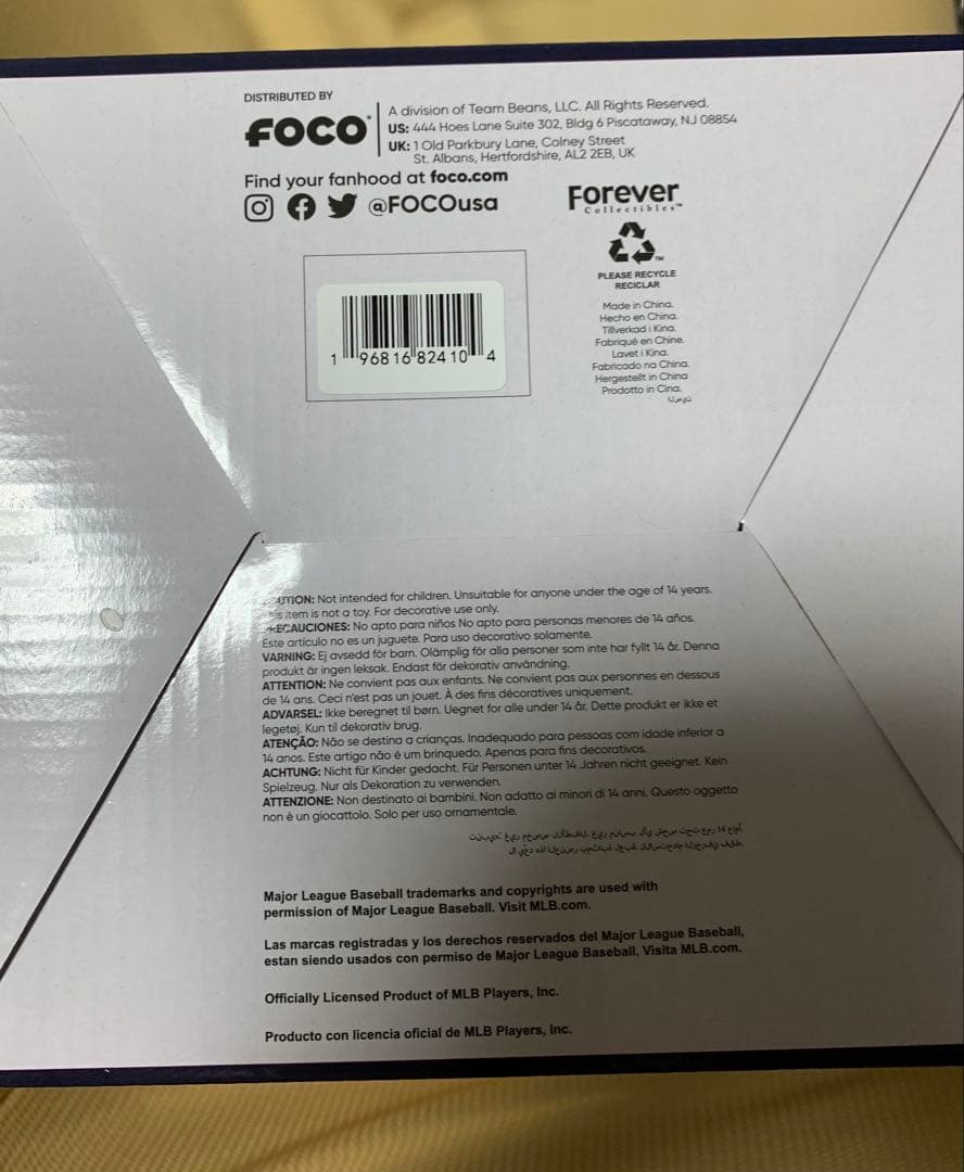 限定　大谷翔平　ビックボブルヘッド【ビジターユニホーム】FOCO社 新品未開封