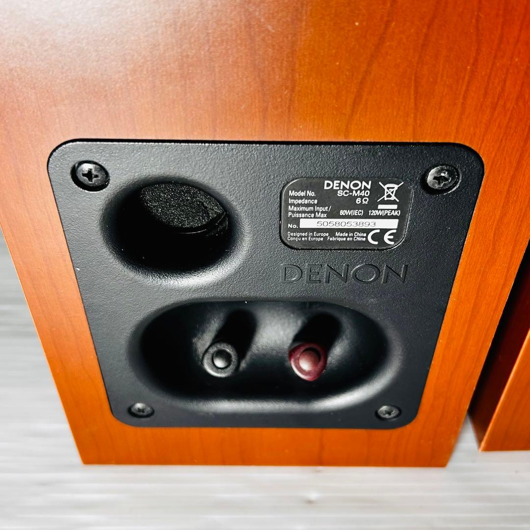 【美品】Denon SC-M40 チェリースピーカー　ペア