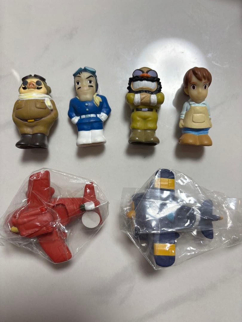 スタジオジブリ　紅の豚　指人形