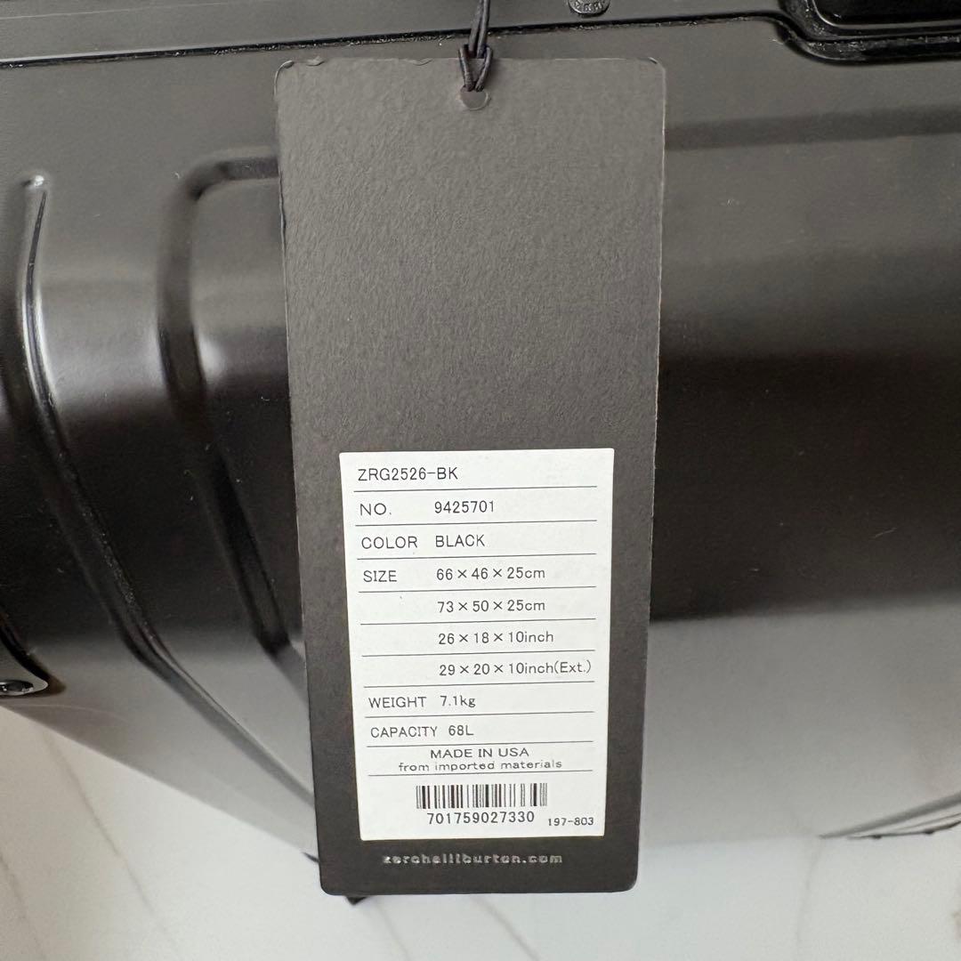 未使用級 付属品◎ゼロハリバートン キャリーケース 68L ジオ3.0