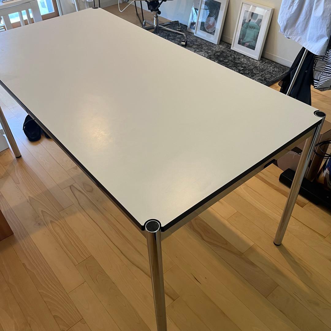 USM Haller USMハラー テーブル ホワイト 白 美品 デザイナーズ
