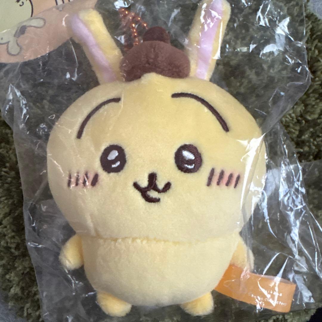 新品タグ付き ちいかわ ポムポムプリン マスコット