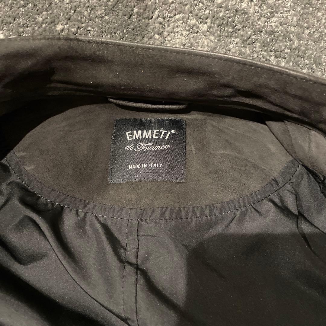 emmeti スエードレザージャケット　JURI ダークグレー　サイズ44