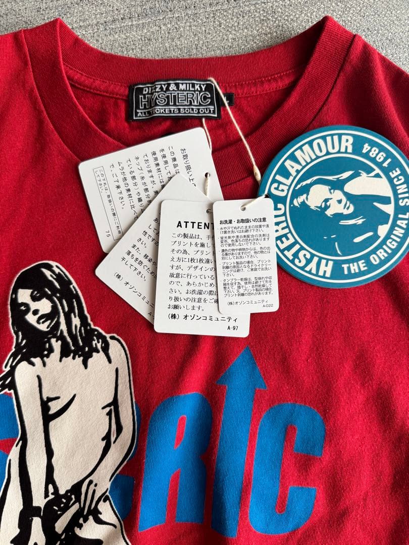 SALE！【未使用】HYSTERIC GLAMOURストーンズTシャツ Lサイズ