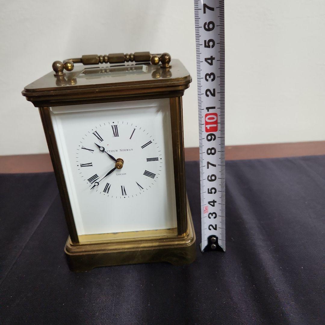 マシューノーマン　MATTHEW NORMAN 置時計 真鍮製