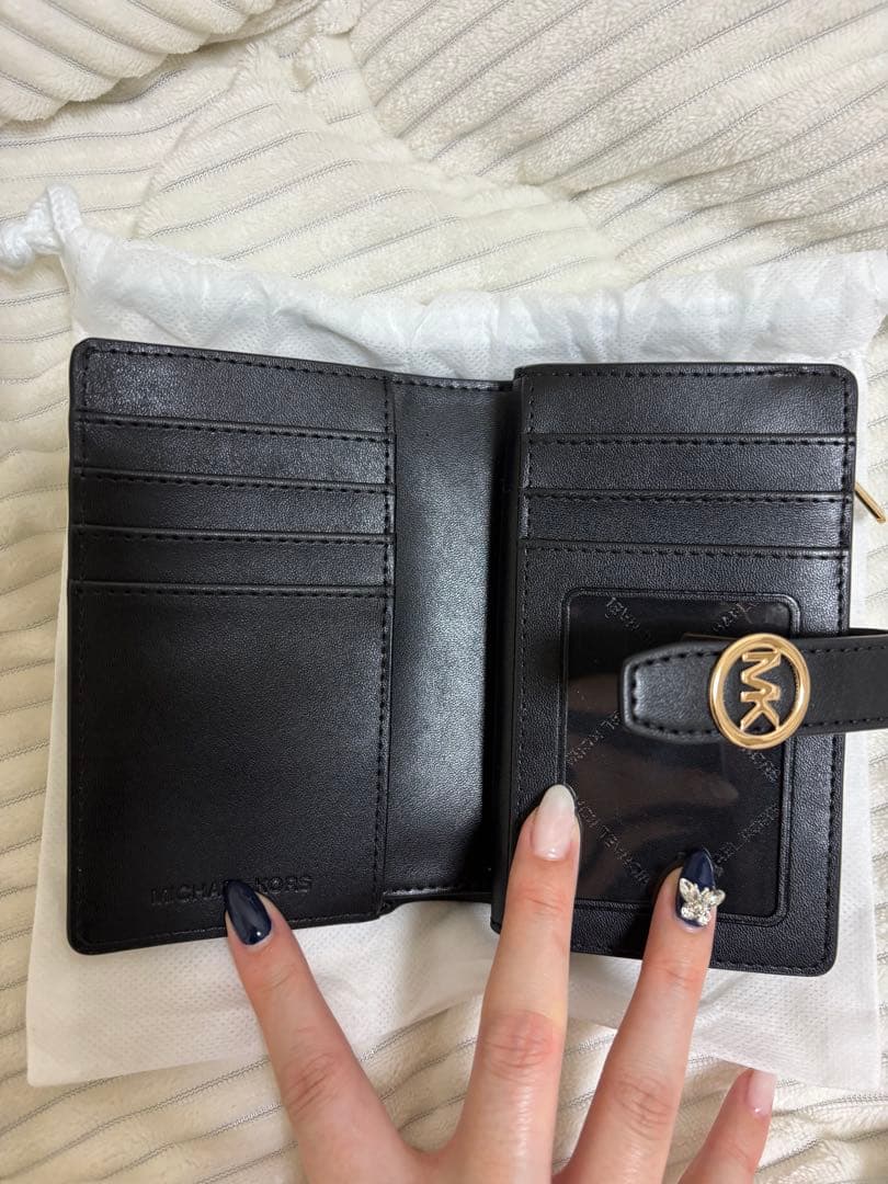 Michael Kors ブラック 二つ折り財布