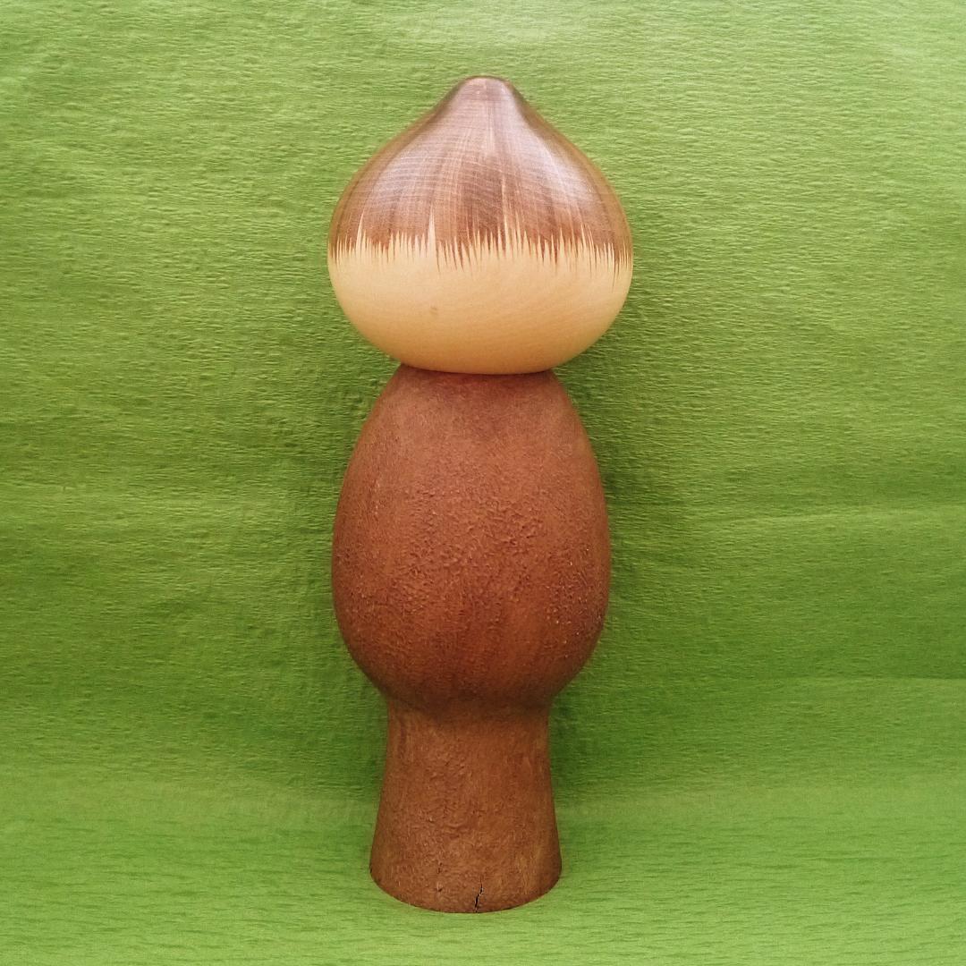 創作こけし 36.5cm 渡辺正雄 無心 Sosaku Kokeshi Doll