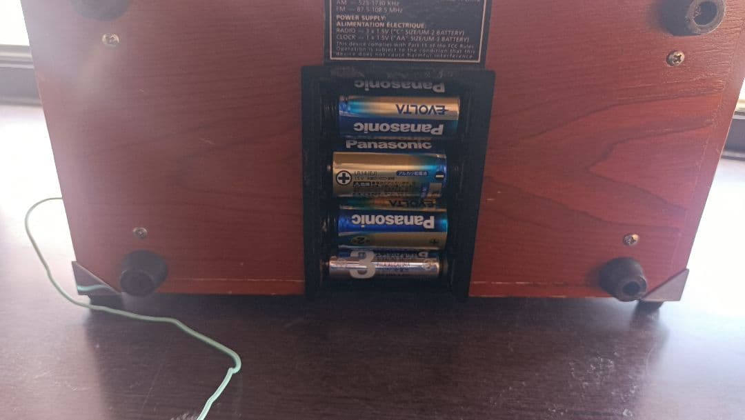 ビンテージ　スピリット　オブ　セントルイス　ラジオ　アラームクロック　　動作品