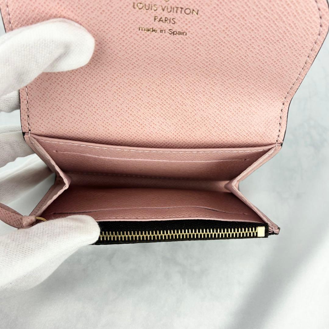 【極美品】✨ルイヴィトン ✨ モノグラム 財布 ピンク 保存袋付き