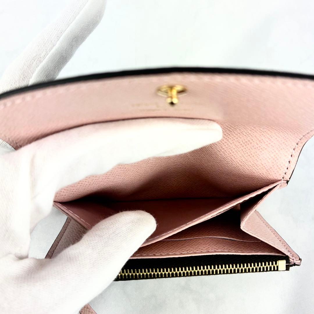 【極美品】✨ルイヴィトン ✨ モノグラム 財布 ピンク 保存袋付き