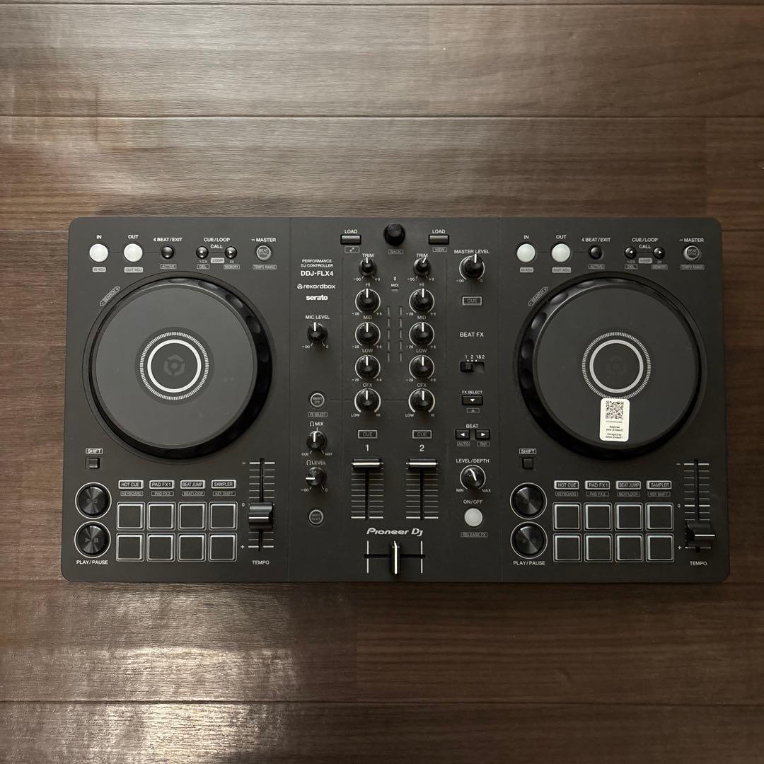 PioneerDJ DDJ-FLX4（PCスタンド・専用リュック・教則本他付属）