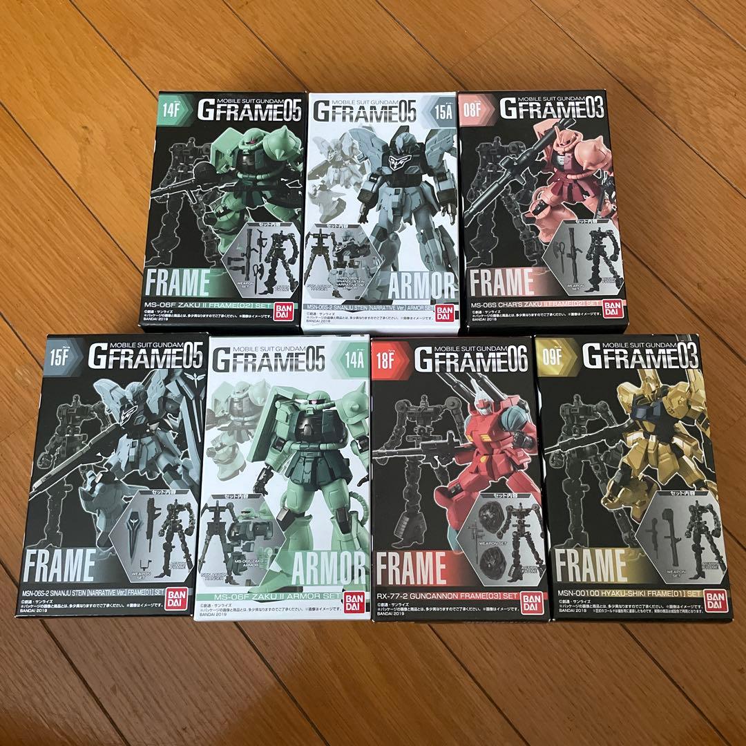 【超お得】バンダイ 機動戦士ガンダム Gフレーム　セット