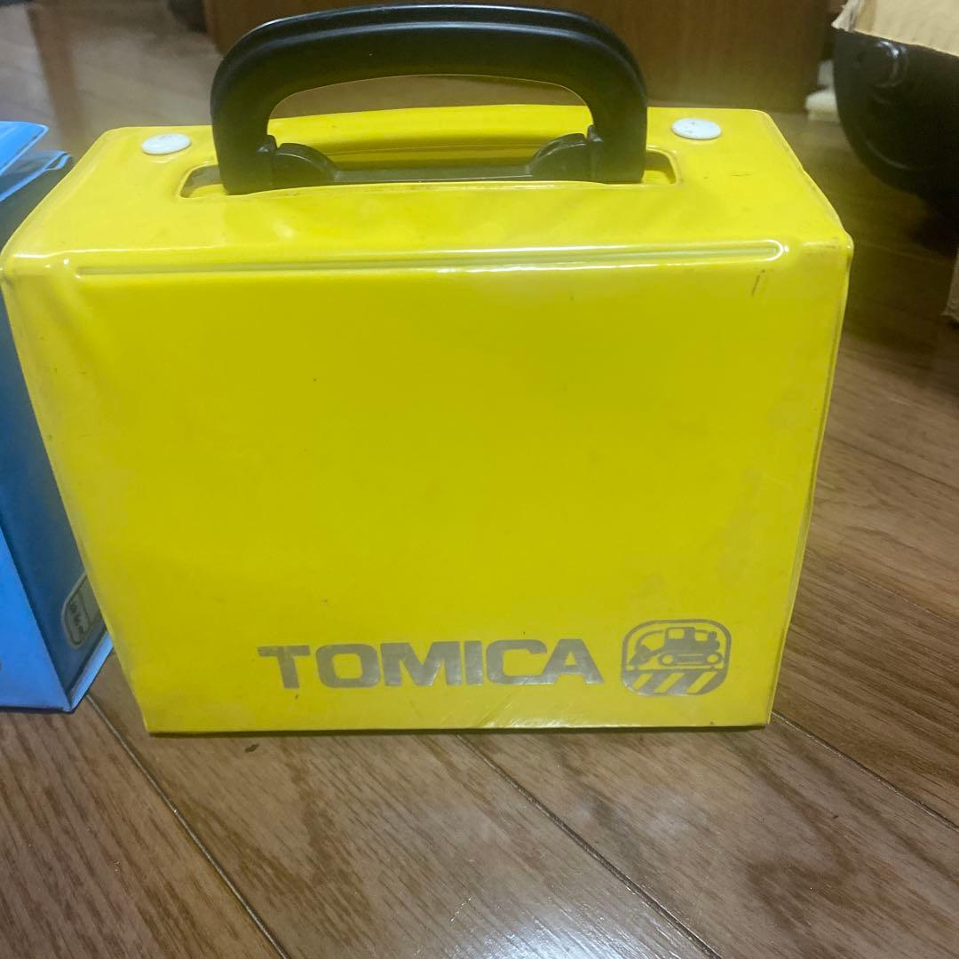 トミカ 収納ボックス 青/オレンジ