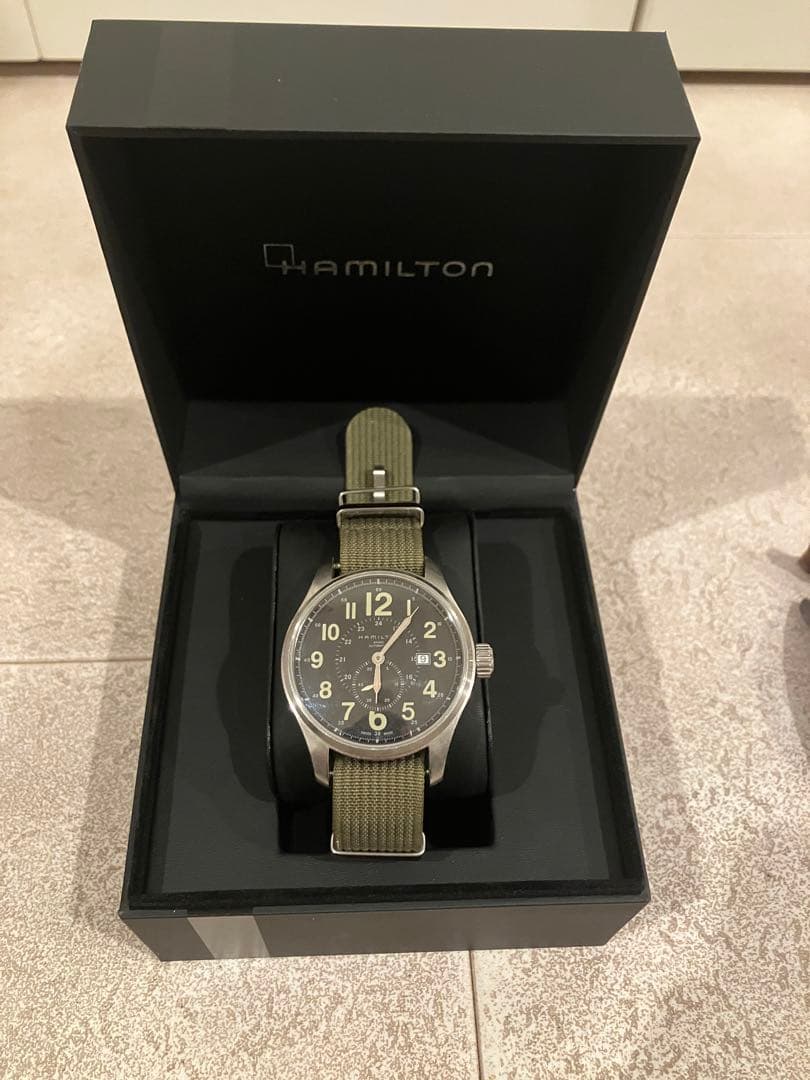 HAMILTON ハミルトン カーキオフィサー natoベルト　希少