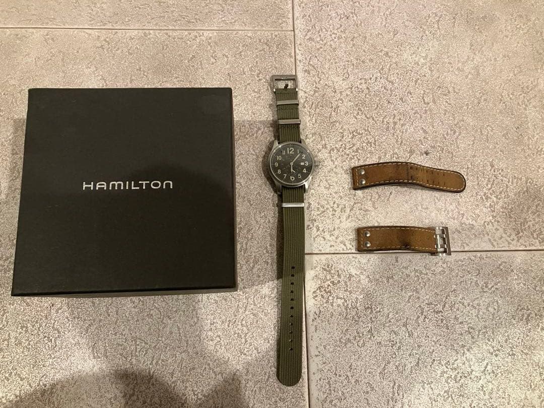 HAMILTON ハミルトン カーキオフィサー natoベルト　希少