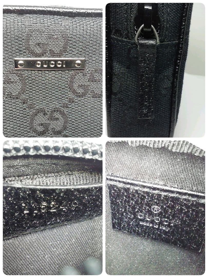 新品　GUCCI　グッチ　キャンバス　シガレットケース　ポーチ　保存袋・付属品